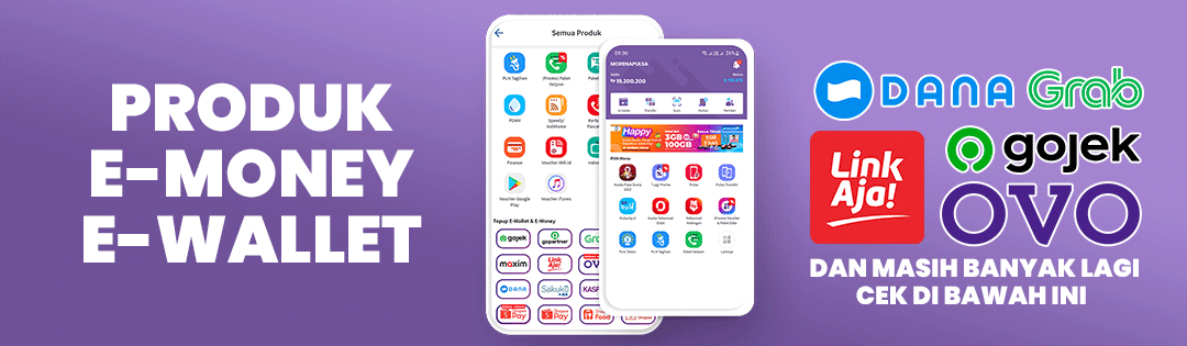 e-money e-wallet morena pulsa