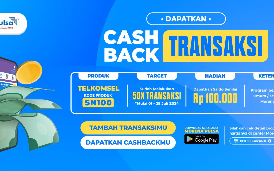 Casback Transaksi per Produk